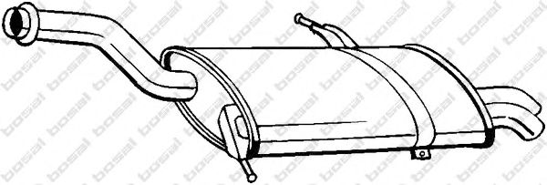 Глушитель BOSAL 135-085