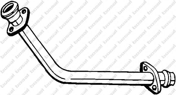 Труба выхлопного газа BOSAL 751-151