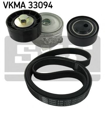 Комплект поликлинового ремня SKF VKMA 33094