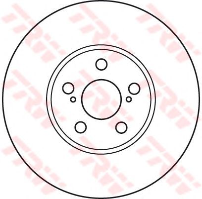 Тормозной диск TRW DF4871 - Фото 1