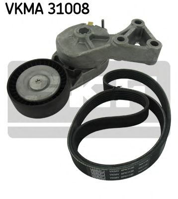 Комплект поликлинового ремня SKF VKMA 31008