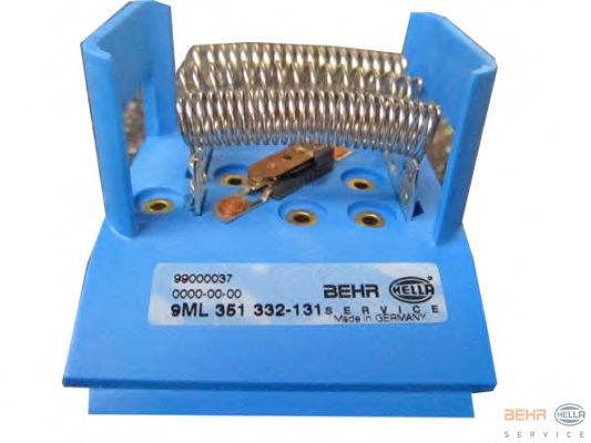 Реостат вентилятора обігрівача HELLA 9ML 351 332-131 - Фото 1