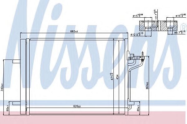 Радиатор кондиционера NISSENS 940183