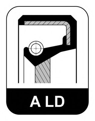 Уплотнительное кольцо, коленвал ELRING 128.210