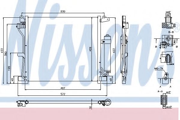 Радиатор кондиционера NISSENS 940337