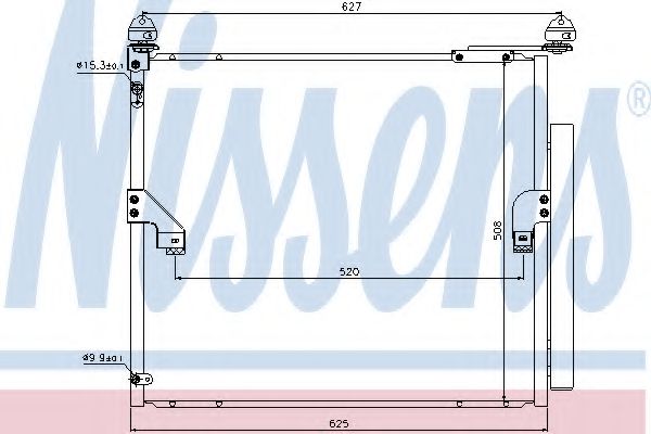 Радиатор кондиционера NISSENS 940367