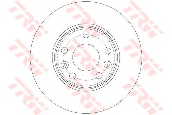 Тормозной диск TRW DF6072 - Фото 1