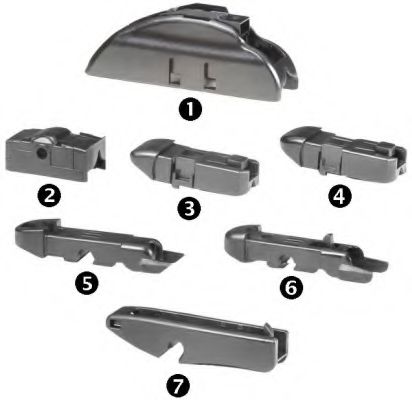 Щетка стеклоочистителя HELLA 9XW 197 765-261 - Фото 1