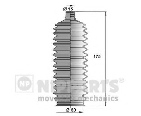 Комплект пыльников рулевой рейки NIPPARTS J2846008