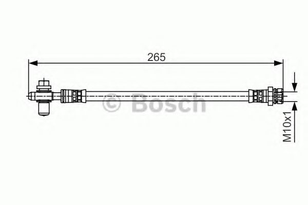 Тормозной шланг BOSCH 1 987 481 518