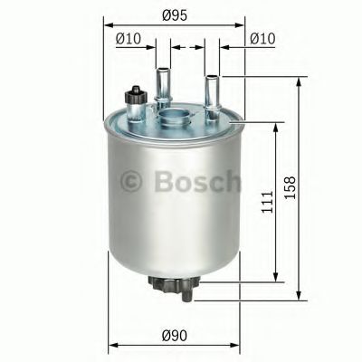 Паливний фільтр BOSCH F 026 402 082 - Фото 1