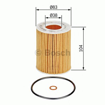 Масляный фильтр BOSCH 1 457 437 003 - Фото 1