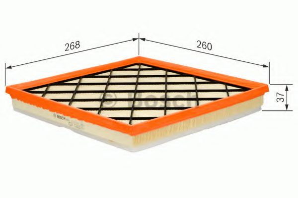 Воздушный фильтр BOSCH F 026 400 217 - Фото 1