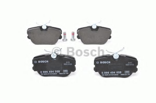 Тормозные колодки BOSCH 0 986 494 058 - Фото 4