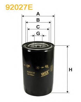 Масляний фільтр WIX FILTERS 92027E - Фото 1