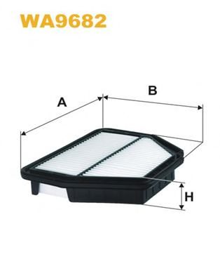 Воздушный фильтр WIX FILTERS WA9682 - Фото 1