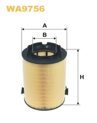 Воздушный фильтр WIX FILTERS WA9756 - Фото 1