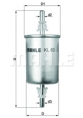 Топливный фильтр KNECHT KL 83