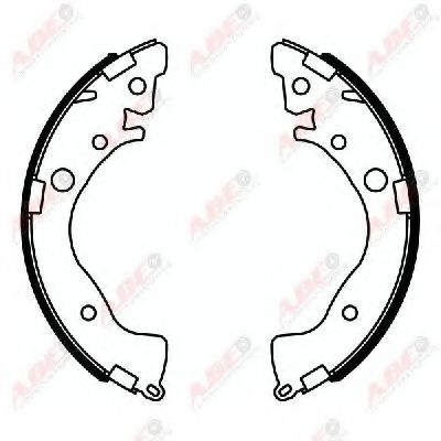 Тормозные колодки ABE C04022ABE