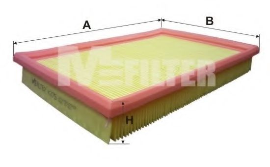 Воздушный фильтр MFILTER K 375 - Фото 1