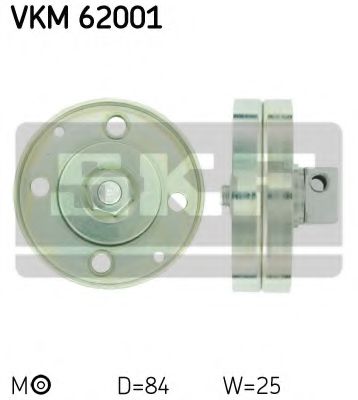 Натяжной ролик поликлинового ремня SKF VKM 62001