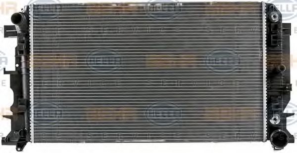 Радиатор, охлаждение двигателя BEHR HELLA SERVICE 8MK 376 701-014 BEHR HELLA SERVICE Version ALTERNATIVE - Фото 1
