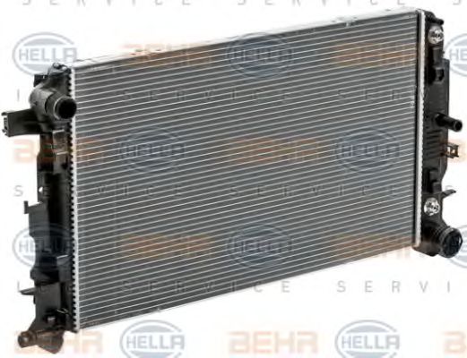 Радиатор, охлаждение двигателя BEHR HELLA SERVICE 8MK 376 701-014 BEHR HELLA SERVICE Version ALTERNATIVE - Фото 5