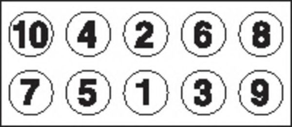 Комплект болтов головки блока цилиндров (ГБЦ) PAYEN HBS477 - Фото 1