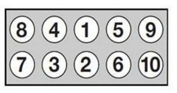 Комплект болтов головки блока цилиндров (ГБЦ) PAYEN HBS535 - Фото 1