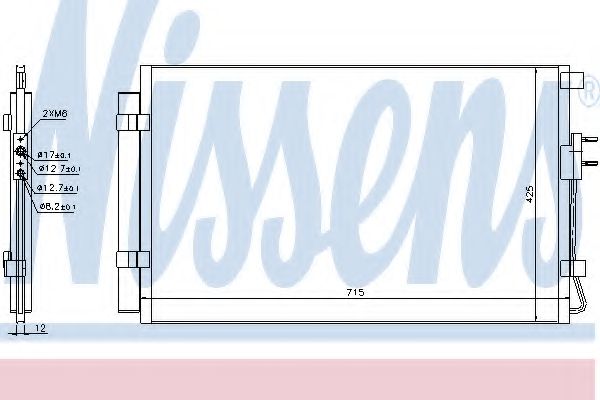 Радиатор кондиционера NISSENS 940392