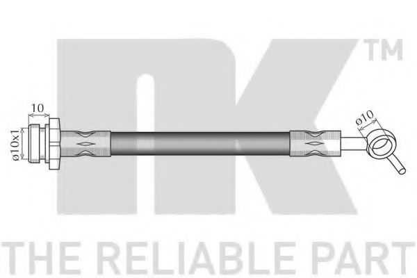 Тормозной шланг NK 853996 - Фото 1