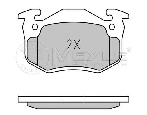 Тормозные колодки MEYLE 025 209 7311/PD PLATINUM PAD - Фото 1