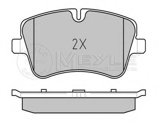 Тормозные колодки MEYLE 025 231 4419/PD PLATINUM PAD - Фото 1