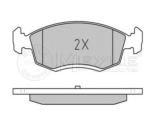 Тормозные колодки MEYLE 025 246 7318 - Фото 1