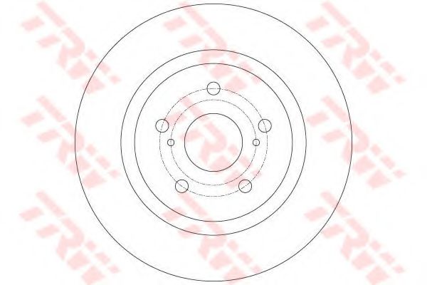 Тормозной диск TRW DF6324 - Фото 1