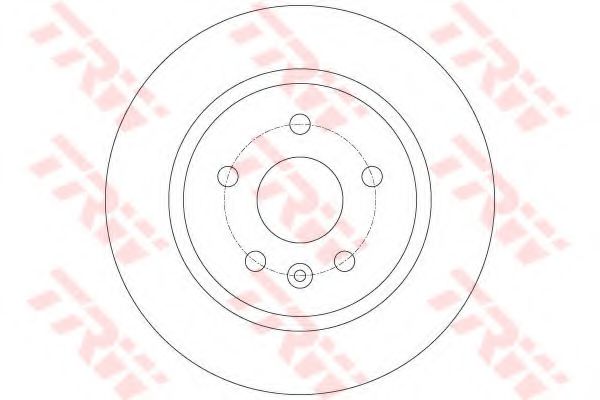 Гальмівний диск TRW DF6340 - Фото 1
