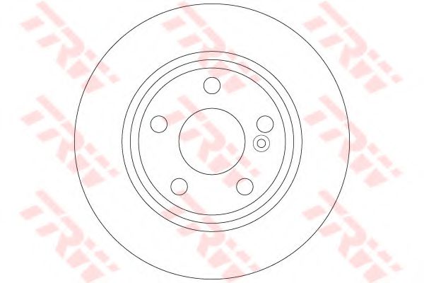 Гальмівний диск TRW DF6376 - Фото 1