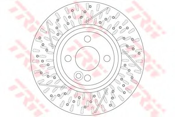 Гальмівний диск TRW DF6422 - Фото 1