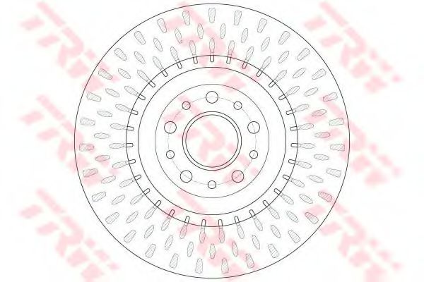 Тормозной диск TRW DF6424 - Фото 1