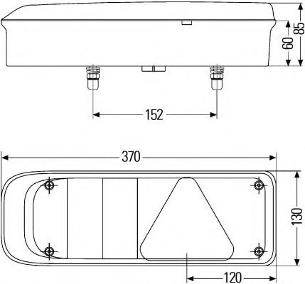 Задний фонарь HELLA 2VP 340 830-101 - Фото 1