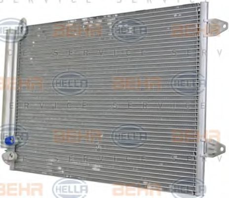 Радіатор кондиціонера HELLA 8FC 351 317-544 - Фото 4