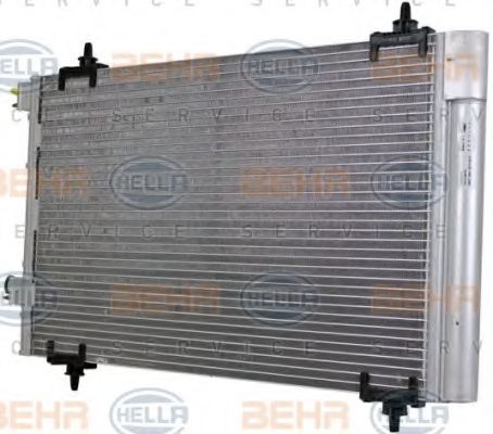 Радіатор кондиціонера HELLA 8FC 351 317-574 - Фото 4
