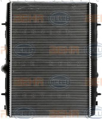 Радиатор, охлаждение двигателя HELLA 8MK 376 700-234 BEHR HELLA SERVICE Version ALTERNATIVE - Фото 4