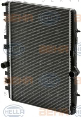 Радиатор, охлаждение двигателя HELLA 8MK 376 700-234 BEHR HELLA SERVICE Version ALTERNATIVE - Фото 6