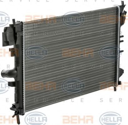 Радіатор, охолодження двигуна HELLA 8MK 376 700-264 - Фото 5