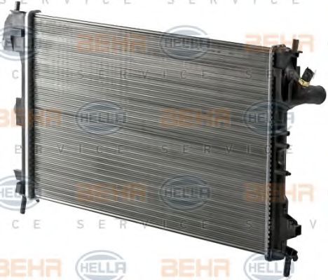Радіатор, охолодження двигуна HELLA 8MK 376 700-264 - Фото 6