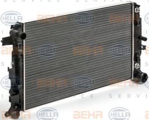 Радіатор, охолодження двигуна HELLA 8MK 376 700-304 - Фото 5