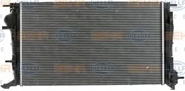 Радиатор, охлаждение двигателя HELLA 8MK 376 700-424 BEHR HELLA SERVICE Version ALTERNATIVE - Фото 4