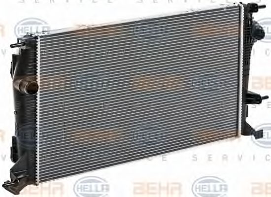 Радиатор, охлаждение двигателя HELLA 8MK 376 700-424 BEHR HELLA SERVICE Version ALTERNATIVE - Фото 5