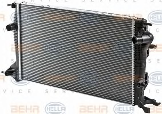 Радиатор, охлаждение двигателя HELLA 8MK 376 700-424 BEHR HELLA SERVICE Version ALTERNATIVE - Фото 6